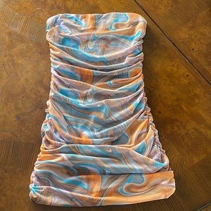 Forever 21 knit dress- SHO blue/multi